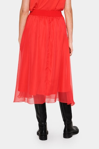 SAINT TROPEZ Skirt 'Coral' in Red