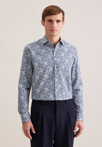 Coupe regular Chemise business SEIDENSTICKER en gris : devant