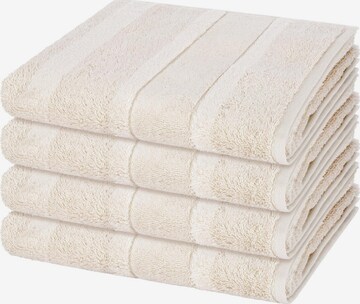 Cawö Towel 'Noblesse' in Beige: front