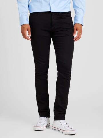 Calvin Klein Jeans Skinny Jeans in Zwart: voorkant