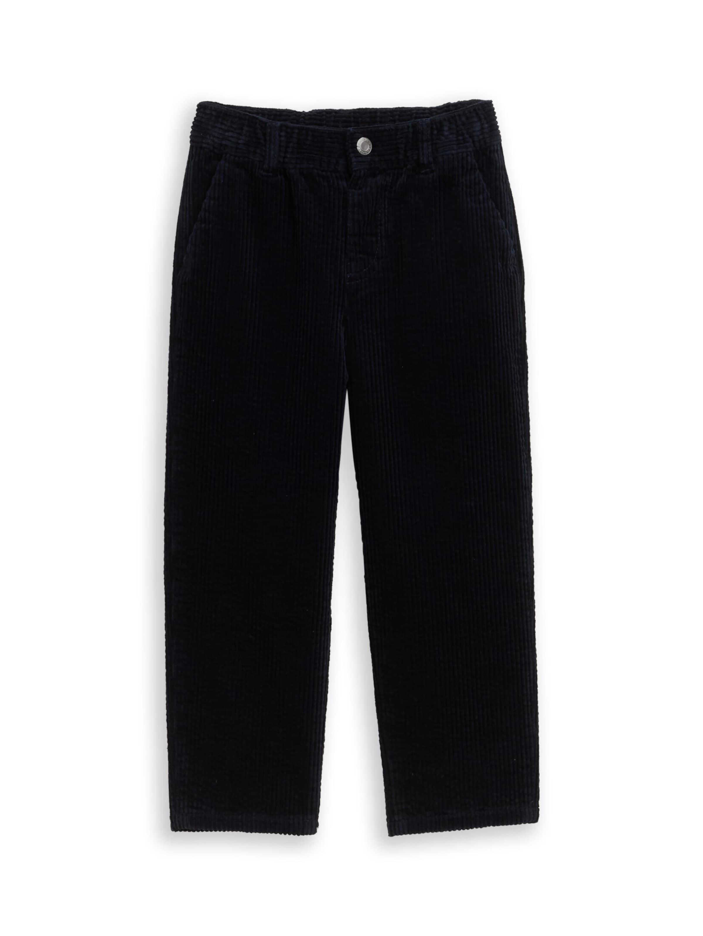 TOM TAILOR Loosefit Broek in Blauw: voorkant