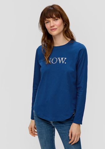 s.Oliver Shirt in Blauw: voorkant