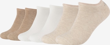 s.Oliver Ankle Socks 'Bari' in Beige: front