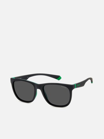 Lunettes de soleil 'Polaroid PLD 2140/S Matte black green 55/18/145 UNISEX Sunglasses' Polaroid en noir
