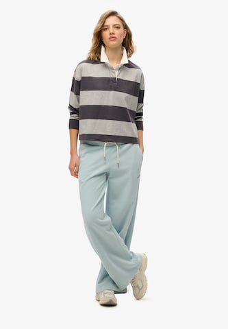 Wide Leg Pantalon 'Essential' Superdry en bleu