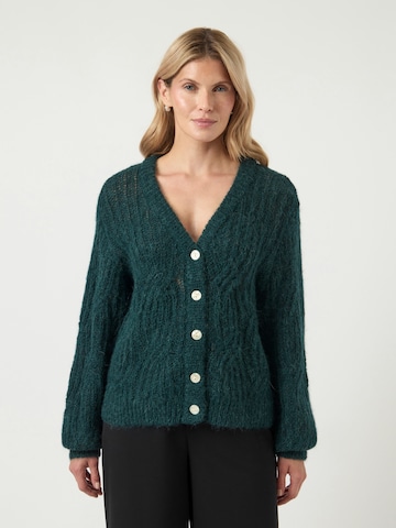 YAS - Cárdigan 'YASZUMA' en verde: frente