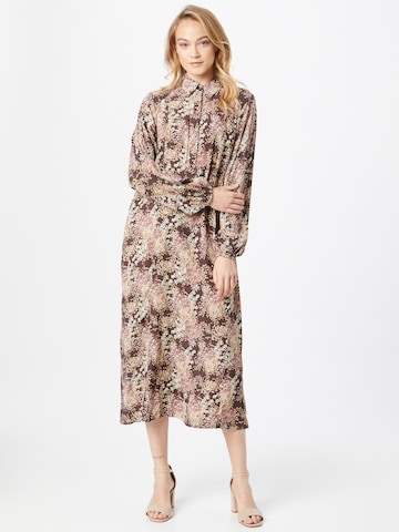 b.young Shirt Dress in Brown: front