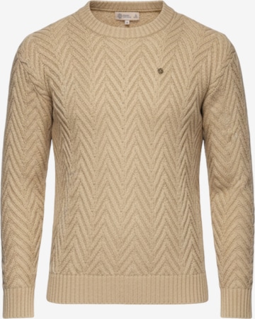 Ombre Trui in Beige: voorkant