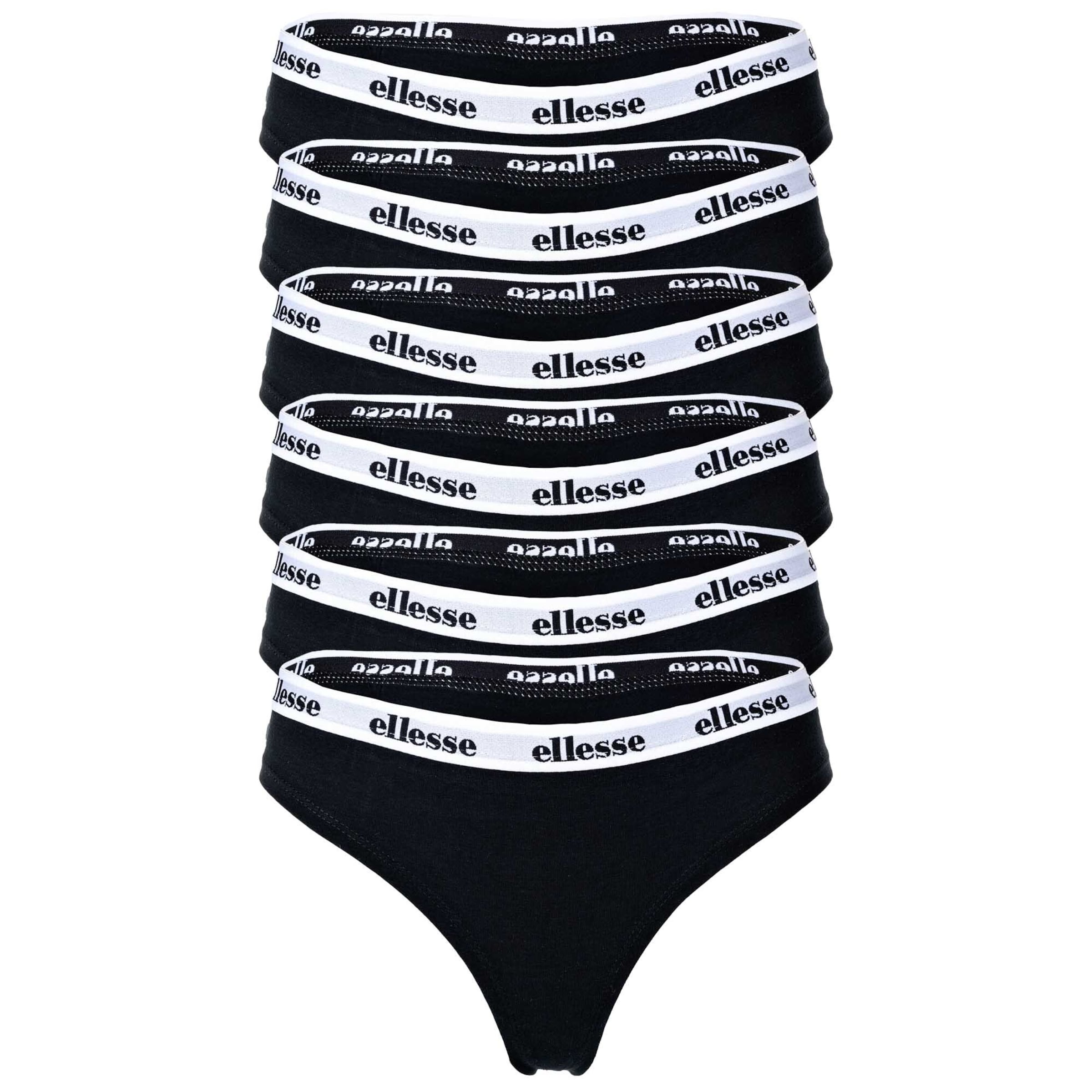 ELLESSE String in Schwarz: Vorderseite