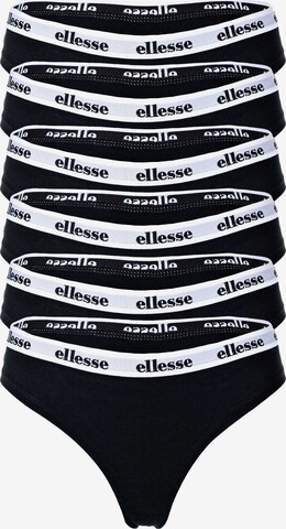 ELLESSE Thong in Black: front