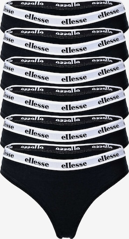 String ELLESSE en noir : devant