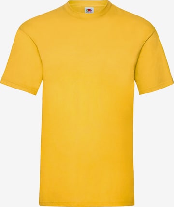 FRUIT OF THE LOOM Shirts 'T-shirt' i gul: forside