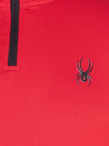 Sweat de sport Spyder en rouge