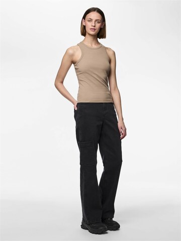 PIECES - Top 'RUKA' en beige