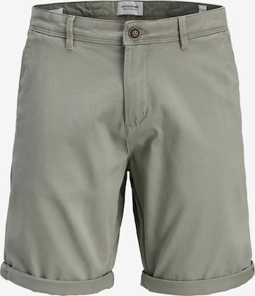 Pantaloni chino 'JPSTBowie' di Jack & Jones Plus in verde: frontale