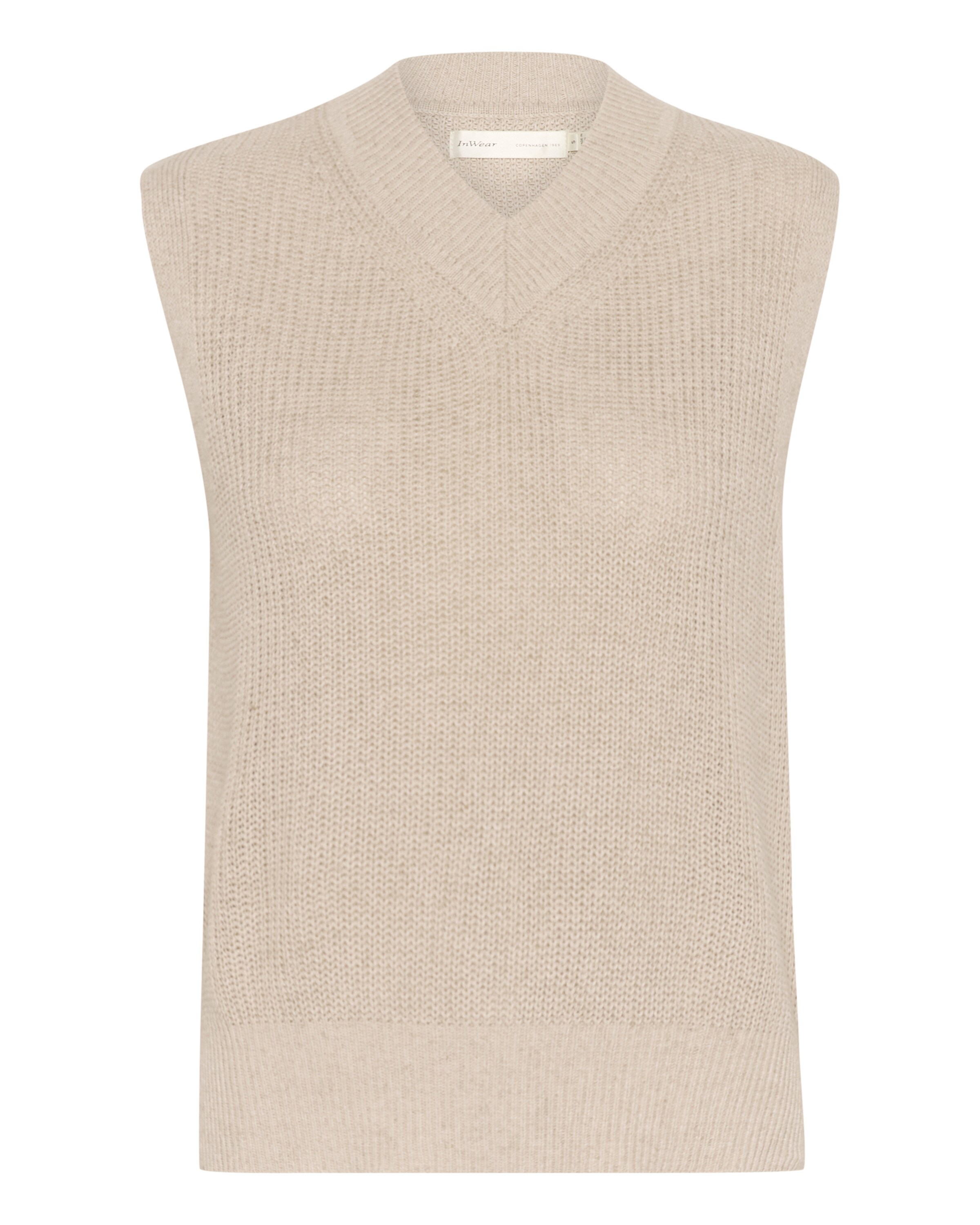 InWear Weste 'Whisper' in Beige: Vorderseite