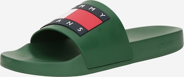 Zoccoletto 'Essential' di Tommy Jeans in verde: frontale