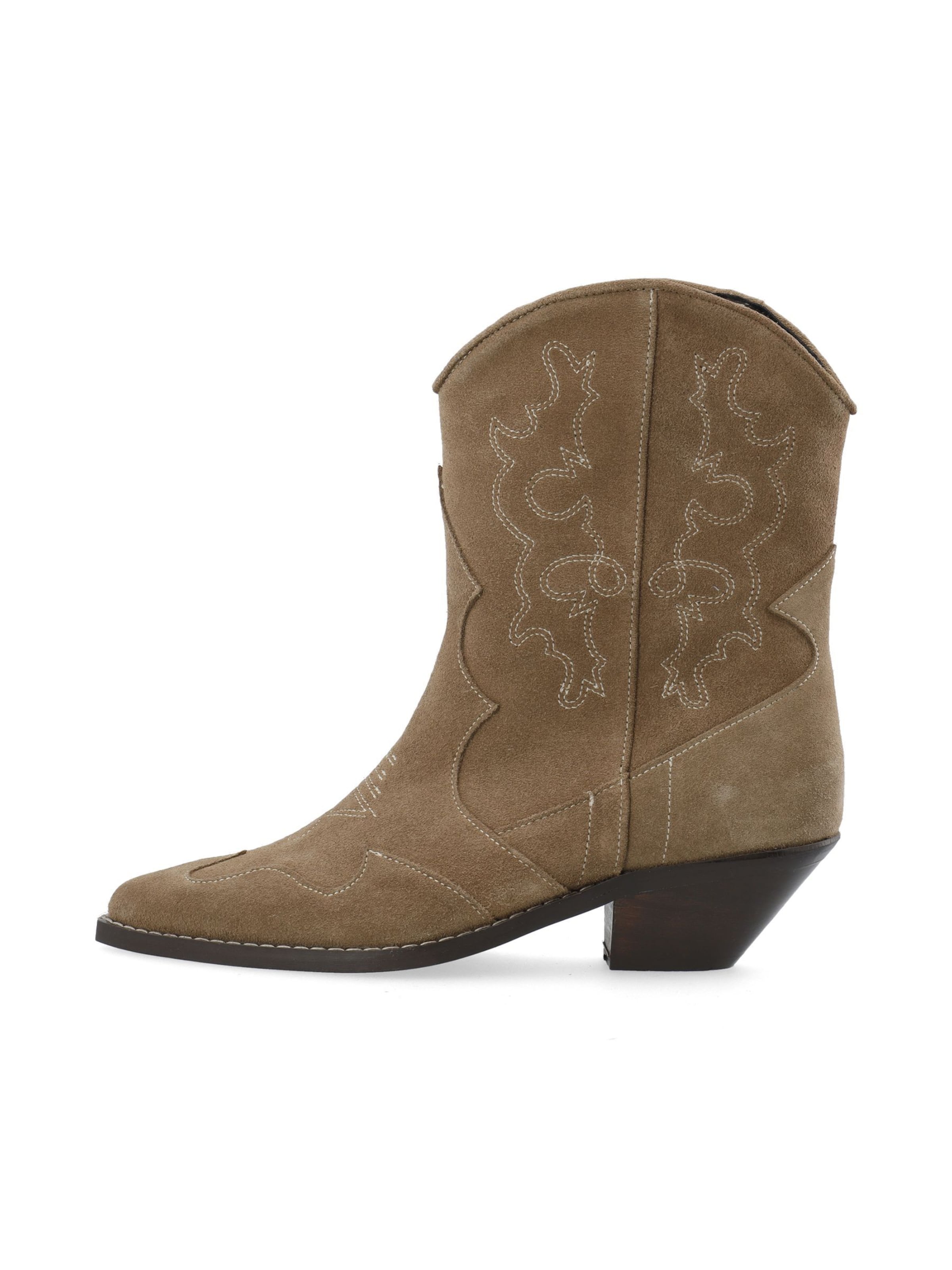 Bianco Cowboy Boots 'Aisabel' in Beige: front