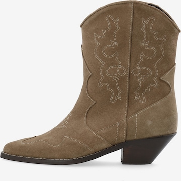 Bianco - Botas camperas 'Aisabel' en beige: frente
