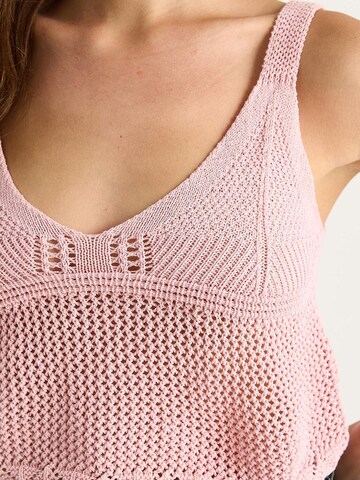 Tops en tricot Bianco Lucci en rose