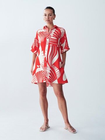 Abito camicia 'Nessa' di St MRLO in rosso