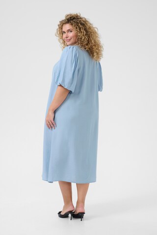 KAFFE CURVE Kleid 'Pico Solid' in Blau