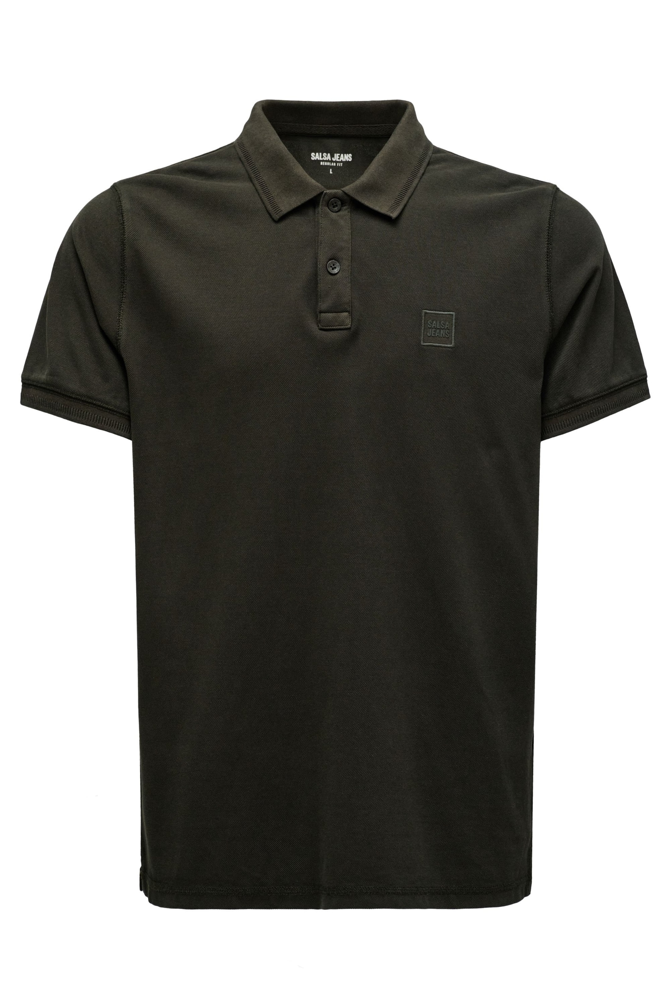 Salsa Jeans Poloshirt in Grün: Vorderseite