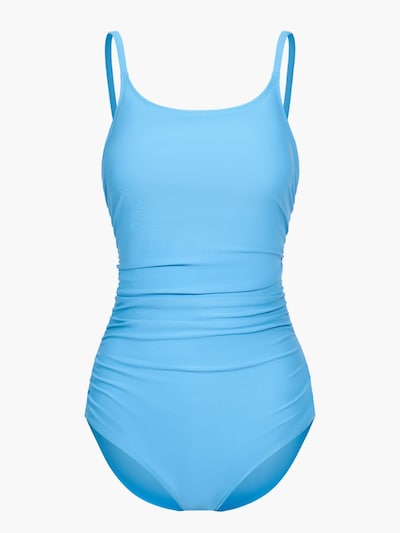 cfab (formerly creamy fabrics) Shaping Swimsuit 'Shaping - Badeanzug mit Raffung' in S in Sky blue, Item view
