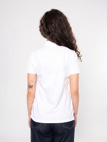 LACOSTE Koszulka 'Short-sleeved White Polo Shirt' w kolorze biały