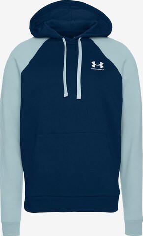 UNDER ARMOUR Sportsweatshirt 'Rival' in Blauw: voorkant