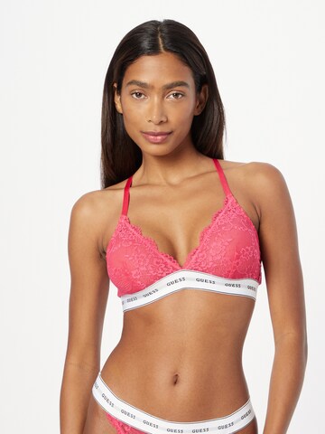 GUESS Triangel BH 'BELLE' in Roze: voorkant