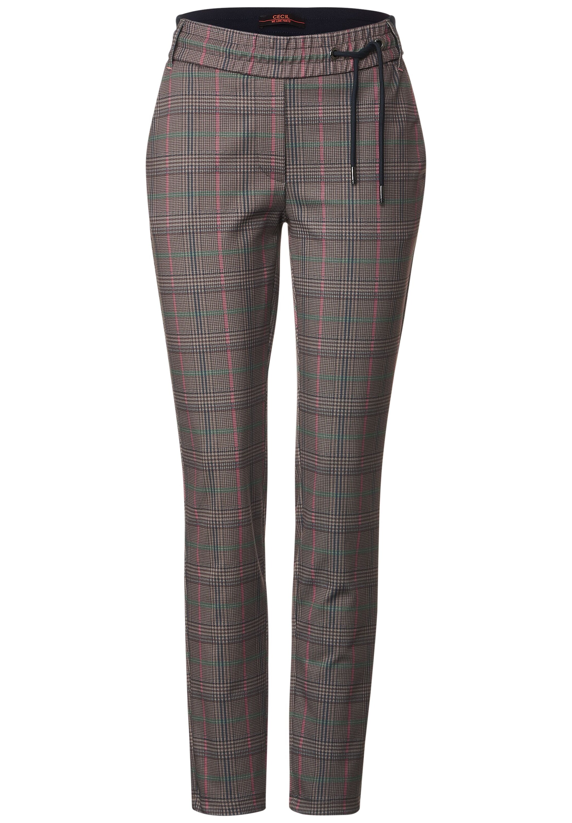 CECIL Regular Pants in Brown: front