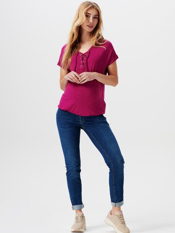 Esprit Maternity Shirt in Roze: voorkant