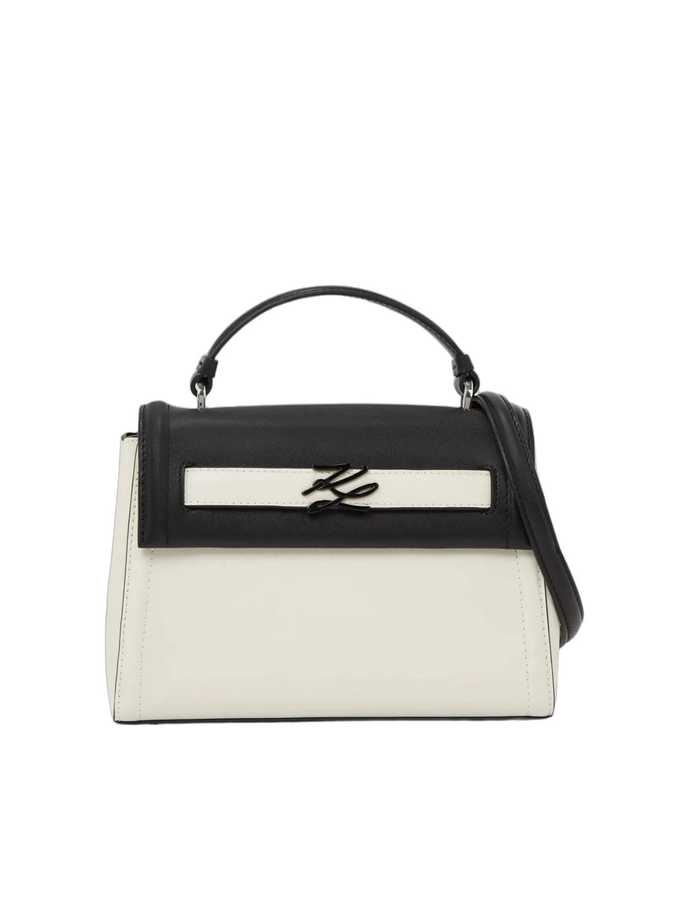Karl Lagerfeld Handtas 'Karl Lagerfeld Sacs à main Essentials Noir' in One Size in de kleur Wit, Productweergave