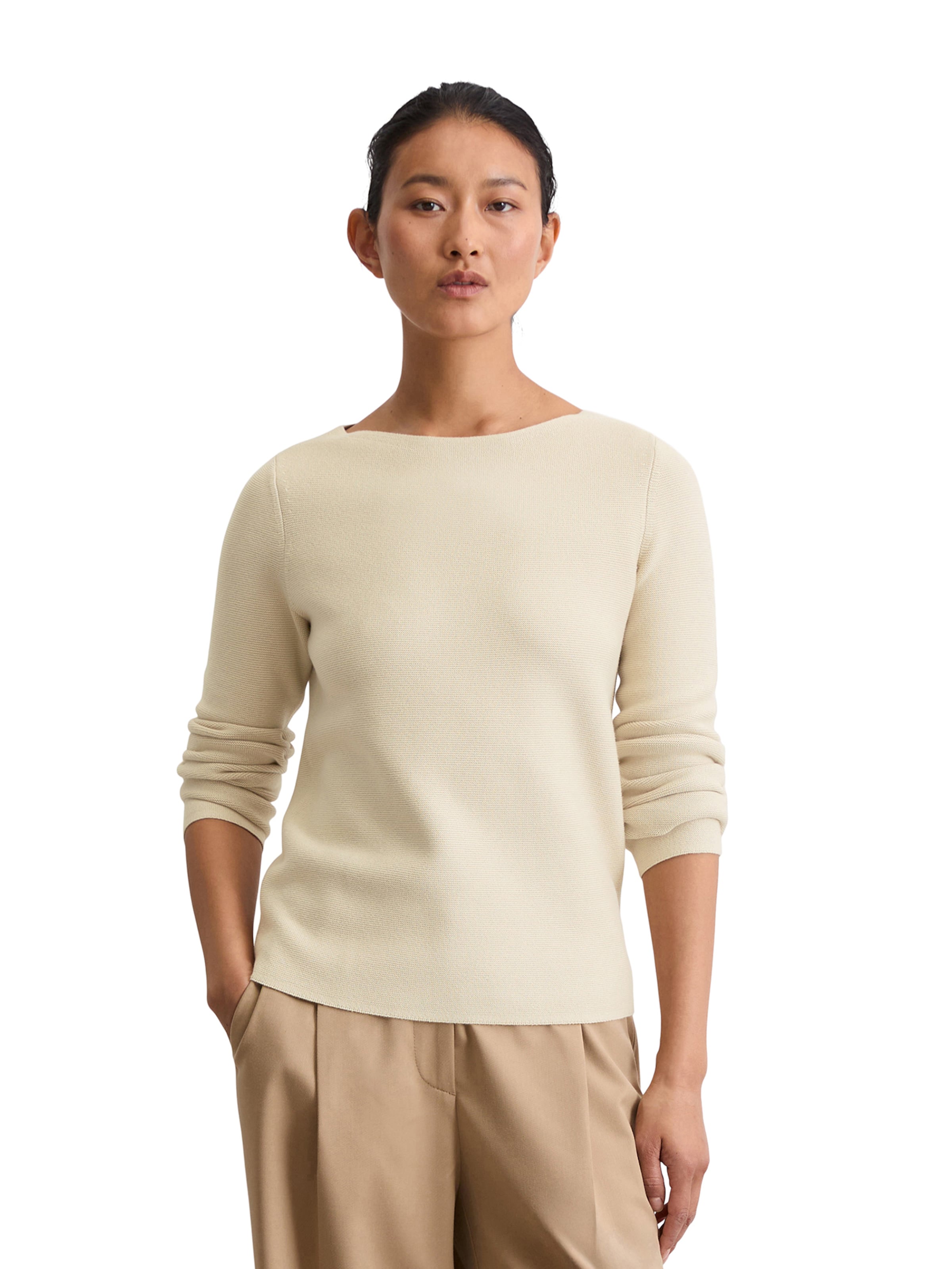 Pullover di Marc O'Polo in beige: frontale