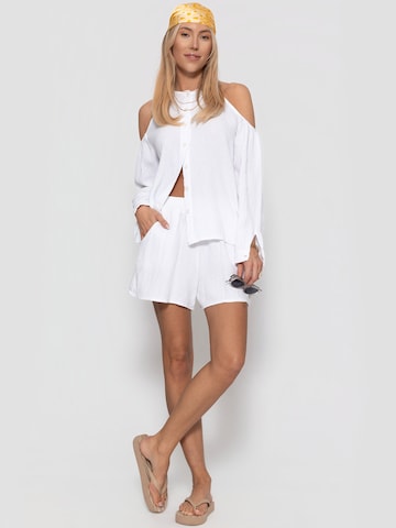 SASSYCLASSY Bluse‌‌‌‌‌‌ in Weiß
