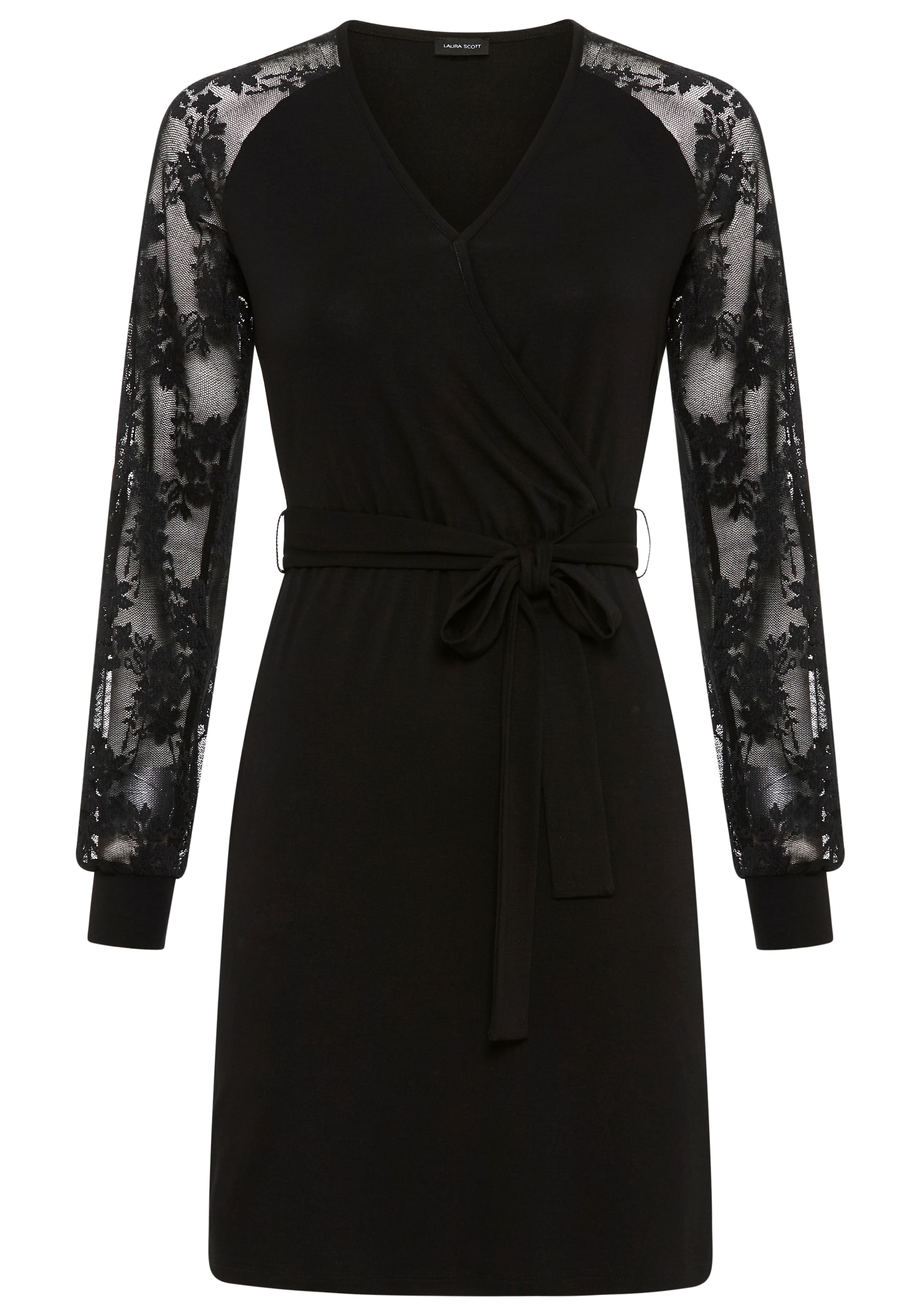 LAURA SCOTT Dress in Black: front