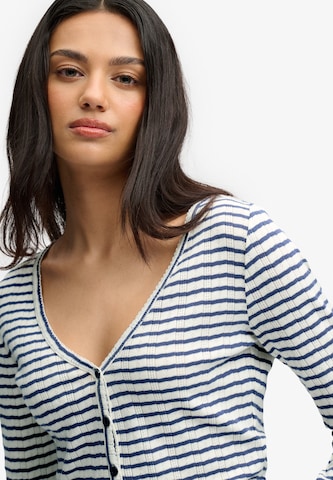Superdry & Co Knit Cardigan 'Athletic Essential' in Blue