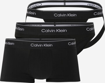 juoda Calvin Klein Underwear Vyriškos kelnaitės 'Pride': priekis