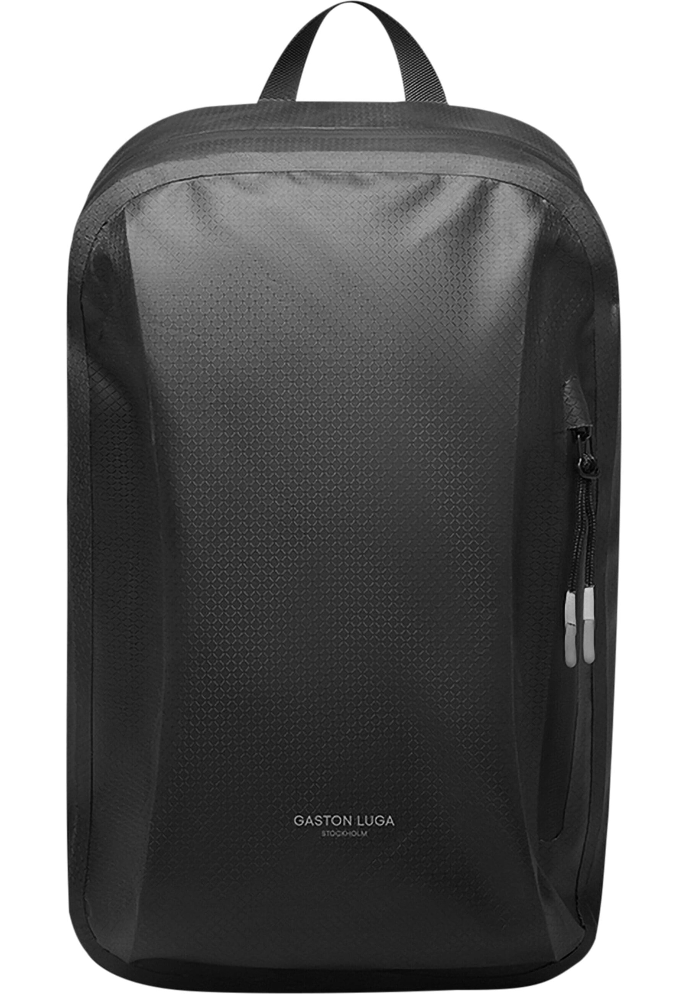 Gaston Luga Rucksack '14 Zoll' in Schwarz: Vorderseite