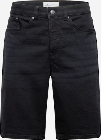 Springfield Regular Shorts 'RECONSIDER' in Schwarz: predná strana