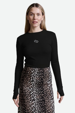 Cotton Candy Shirt in Zwart: voorkant