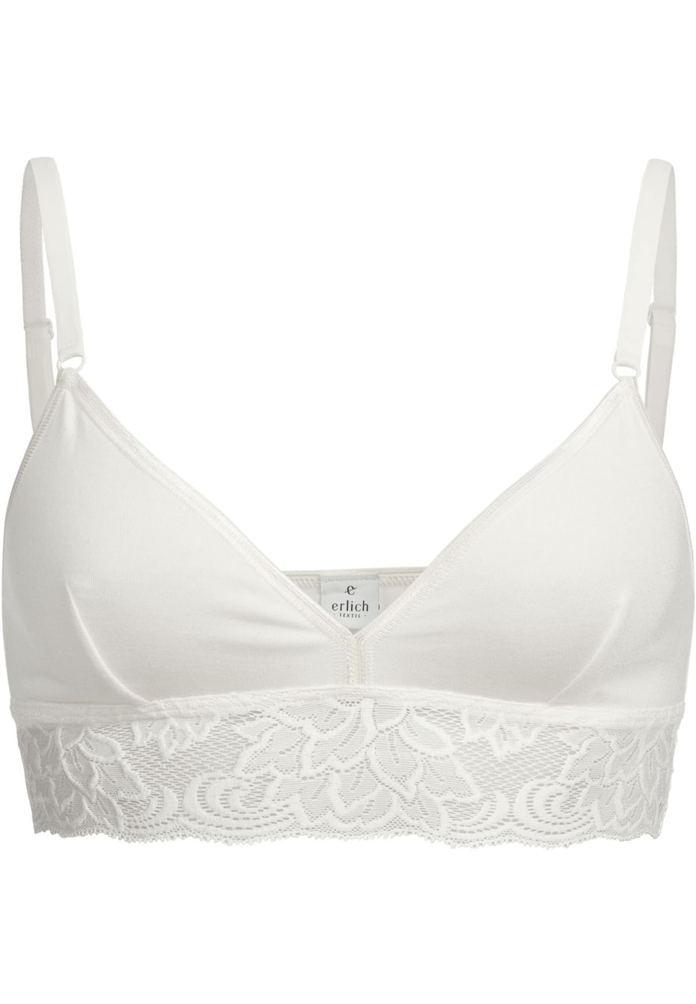 Triangle Soutien-gorge 'Amelie' Erlich Textil en blanc : devant