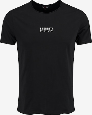 Tricou 'MT NO NAME' de la Key Largo pe negru: față