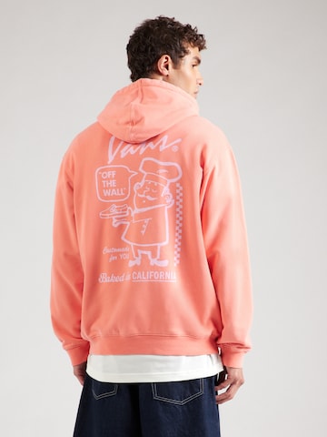 VANS Sweatshirt '66 BAKED IN' in Oranje: voorkant