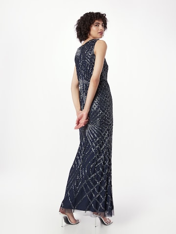 LACE & BEADS Evening Dress 'Mawa' in Blue