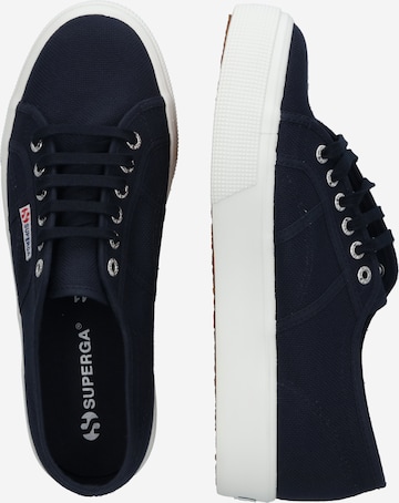 SUPERGA Platform trainers in Blue