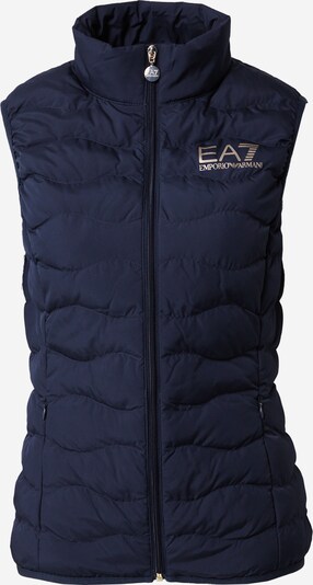 EA7 Emporio Armani Gilet en beige / bleu marine, Vue avec produit