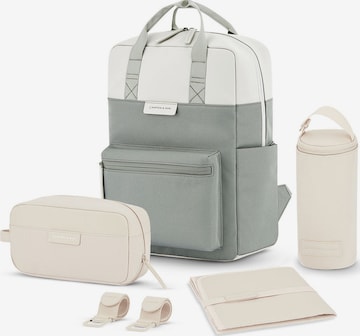 Kapten & Son Рюкзак 'Bergen Pro Diaper' в Серый: спереди