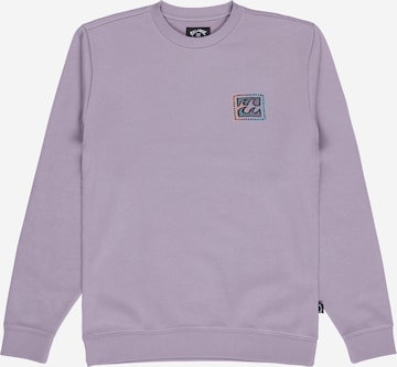 BILLABONG Sweatshirt 'Foundation' in Purple: front